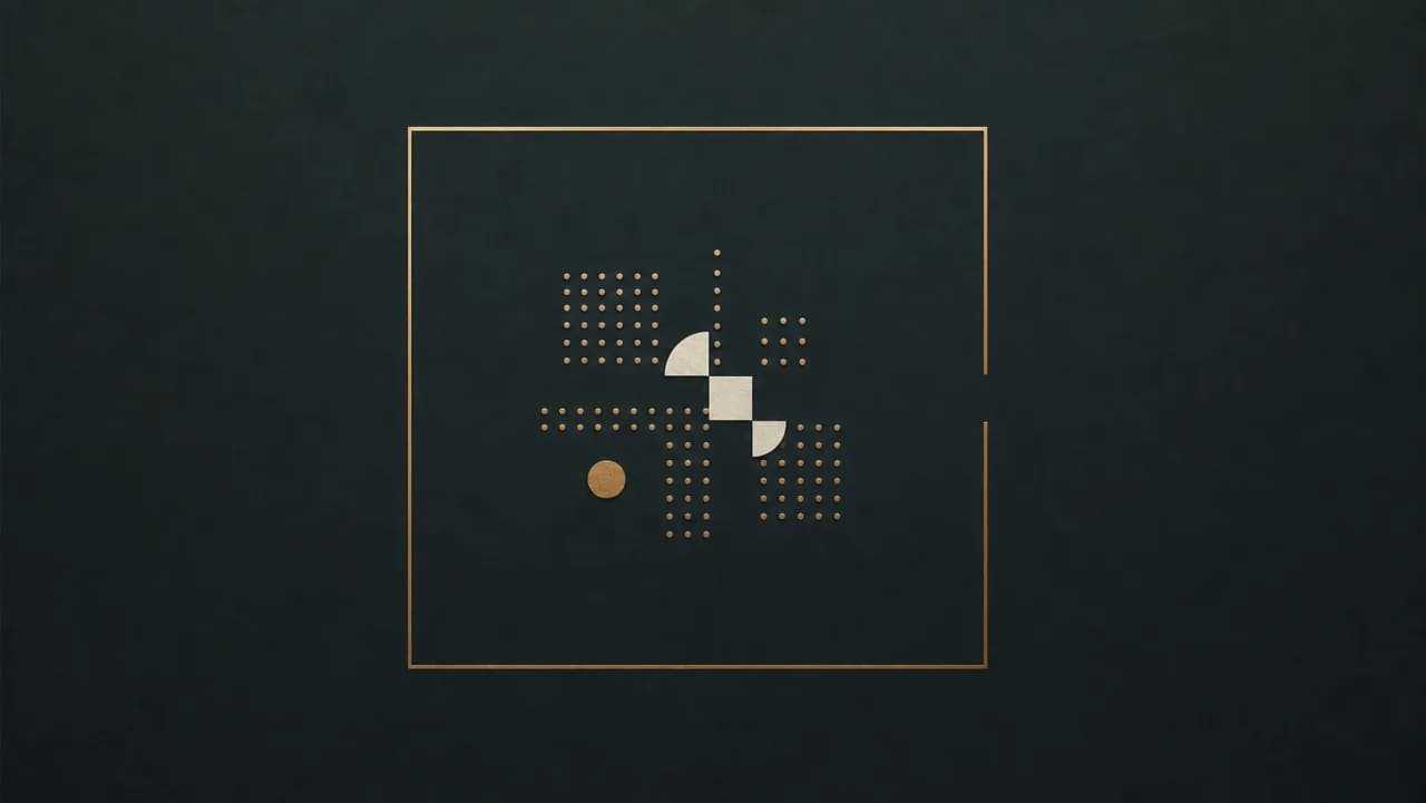 A brass boundary line enclosing a cluster of nodes on a deep teal field, with a single controlled gateway on one edge, evoking personal data held within a governed perimeter that permits transfer under conditions.